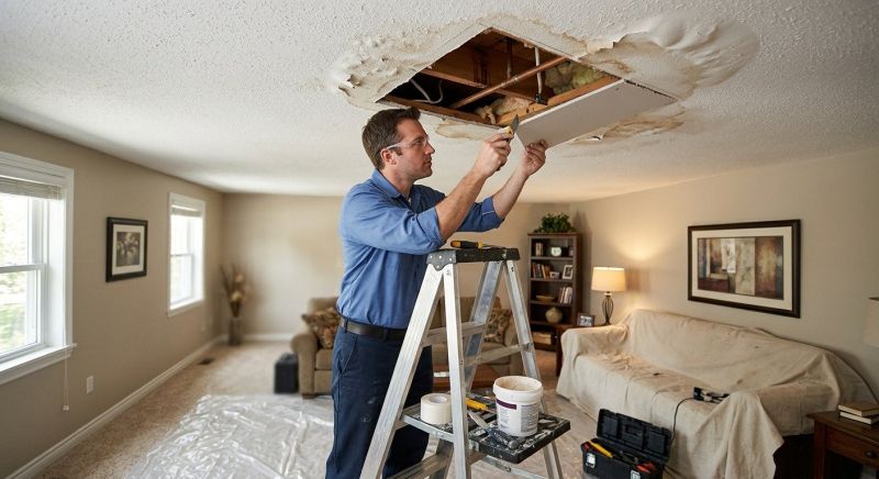 Water Damage Ceiling Repair in Charleston, SC